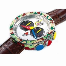 Alain Silberstein Rondo Krono Woodland Mens Watch