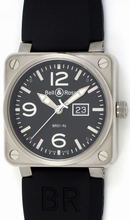 Bell & Ross BR01 BR01-96-S Mens Watch