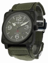 Bell & Ross BR03 BR-03-92-GRN-CAR Mens Watch