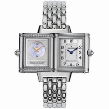 Jaeger LeCoultre Reverso - Ladies Duetto Beige Band Watch