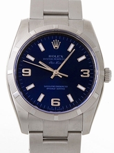 Rolex Airking 114210BLASO Mens Watch