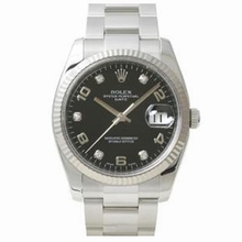Rolex Date 115234 Black Dial Watch