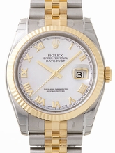 Rolex Datejust Men's 116233 White Gold Case Watch