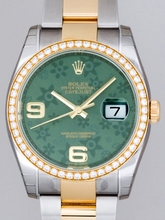 Rolex Datejust Men's 116243 Green Dial Watch