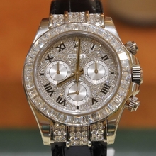 Rolex Daytona 116519 Diamond Bezel Watch