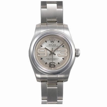 Rolex Oyster Perpetual 177200 Silver Dial Watch