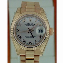 Rolex President Ladies 179175 Rose Band Watch