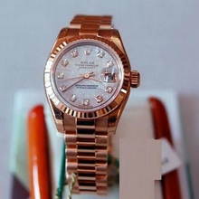 Rolex President Ladies 179175 Rose Gold Case Watch