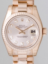 Rolex President Ladies 179175 White Dial Watch