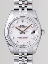 Rolex President Midsize 178274 White Dial Watch