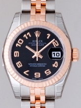 Rolex President Midsize 179171 Black Dial Watch