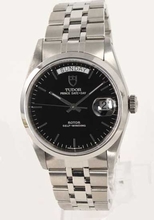 Tudor Glamour Date-Day Lady TD76200BK Mens Watch