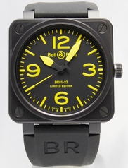 Bell & Ross BR01 BR01-92 Yellow Mens Watch