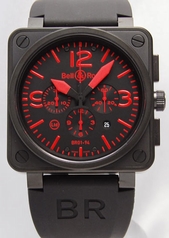 Bell & Ross BR01 BR01-94 RED Mens Watch