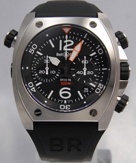 Bell & Ross BR02 BR02-94-CH-STEEL Mens Watch