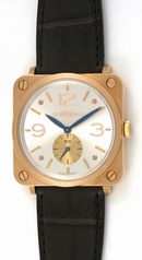 Bell & Ross BRS BR S Mecanique Pink Gold Ladies Watch
