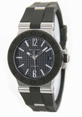 bvlgari watch diagono black dial dg35bsvd men's