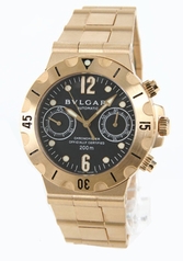 Bvlgari Diagono SC38GG Mens Watch