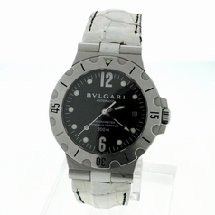 Bvlgari Diagono SD38 S Black Dial Watch