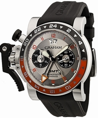 Graham Chronofighter Oversize Big Date GMT 2OVASGMT.S01A.K10B Mens Watch