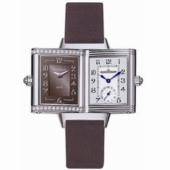 Jaeger LeCoultre Reverso - Ladies Duetto Grey Dial Watch