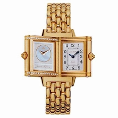 Jaeger LeCoultre Reverso - Ladies Duetto Yellow Band Watch