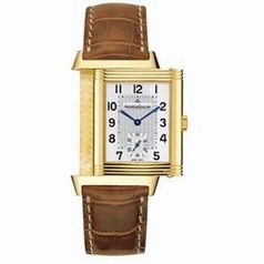 Jaeger LeCoultre Reverso - Men's Duetto Black Band Watch