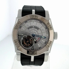 Roger Dubuis Easy Diver Tourbillon Silver Dial Watch