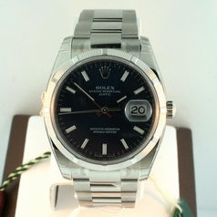 Rolex Date 115210 Blue Dial Watch