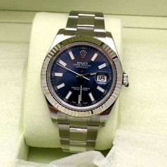 Rolex Datejust II 116334 Blue Dial Watch