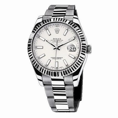 Rolex Datejust II 116334 White Dial Watch