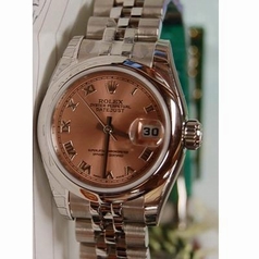 Rolex Datejust Ladies 179160 Pink Dial Watch