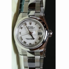 Rolex Datejust Ladies 179160 White Dial Watch