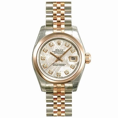 Rolex Datejust Ladies 179161 Diamond Dial Watch