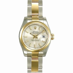 Rolex Datejust Ladies 179163 Silver Dial Watch