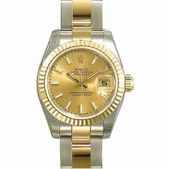 Rolex Datejust Ladies 179173 Diamond Dial Watch