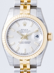 Rolex Datejust Ladies 179173 Stainless Steel Band Watch