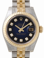 Rolex Datejust Ladies 179173 Stainless Steel Case Watch