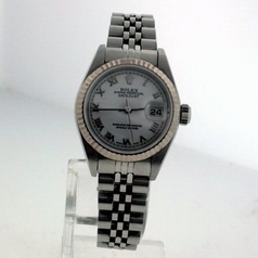 Rolex Datejust Ladies 179174 Beige Band Watch