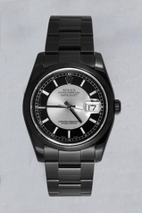 Rolex Datejust Men's 116200 Black Dial Watch