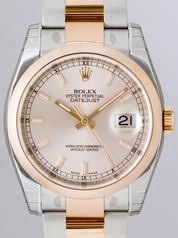 Rolex Datejust Men's 116201 Gold Dial Watch