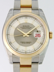 Rolex Datejust Men's 116203 Silver Dial Watch