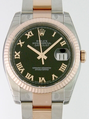 Rolex Datejust Men's 116231 Black Dial Watch