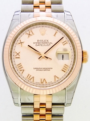 Rolex Datejust Men's 116231 Rose Dial Watch
