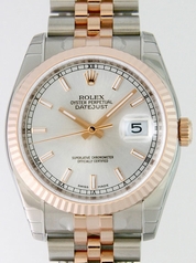Rolex Datejust Men's 116231 Silver/Gold Band Watch