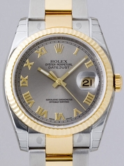 Rolex Datejust Men's 116233 Stainless Steel Band Watch
