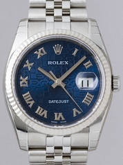 Rolex Datejust Men's 116234 Blue Dial Watch