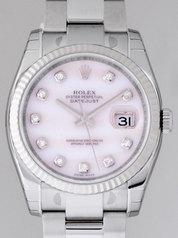 Rolex Datejust Men's 116234 Pink Dial Watch
