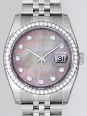 Rolex Datejust Men's 116244 Stainless Steel Band Watch