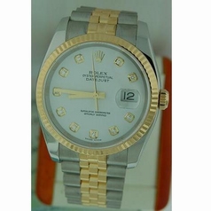 Rolex Datejust Men's 16233 Yellow Band Watch